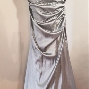 Beaded and Jeweled Formal Mother of the Bride Wedding Dress